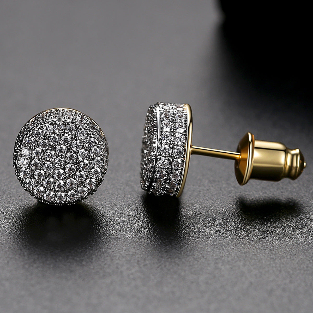9MM Round Earrings