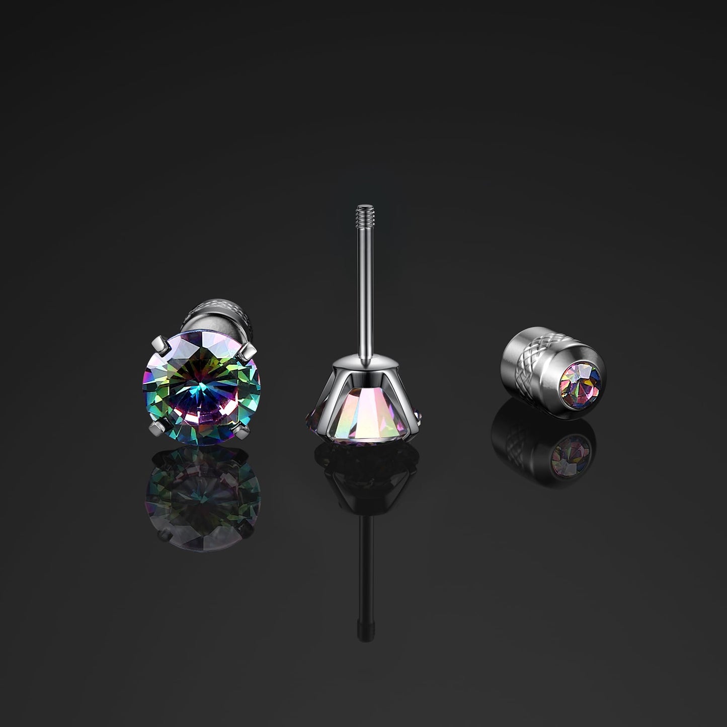 Titanium Screw Back Earrings