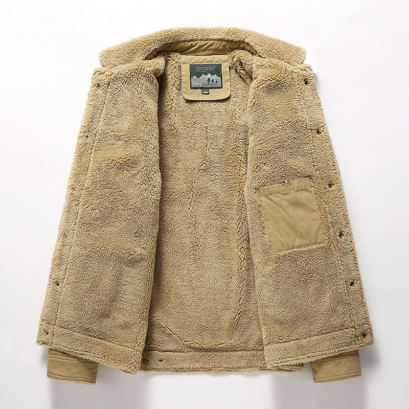 Casual Polo Collar Men's Jacket