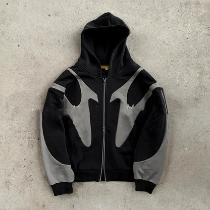 Hooded Cardigan Zipper Sweater