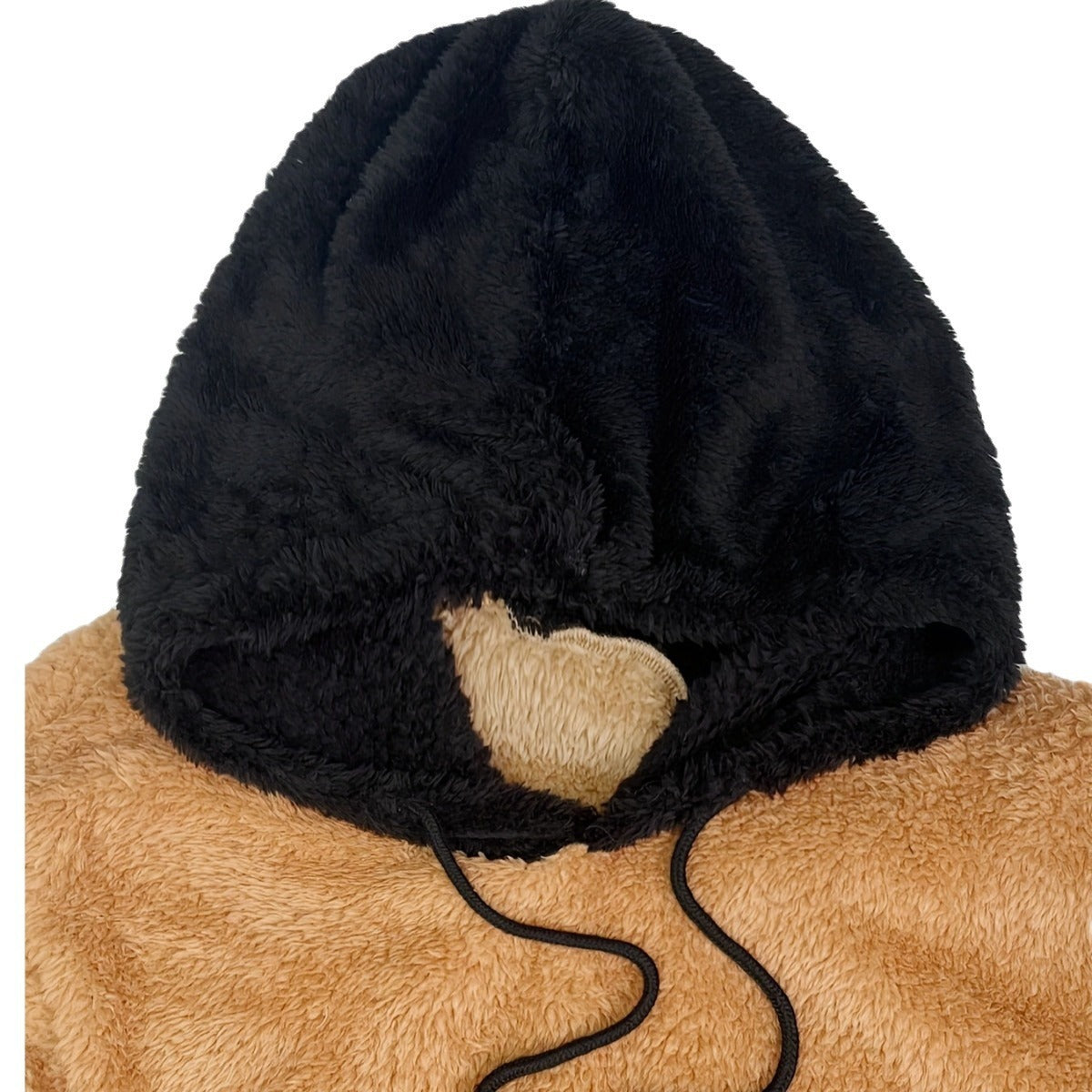 Men's Plush Hooded Sweater