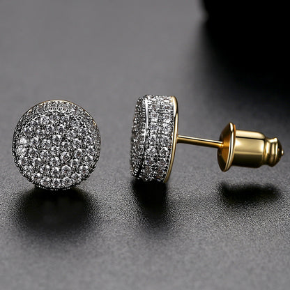 9MM Round Earrings