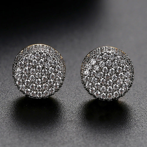 9MM Round Earrings