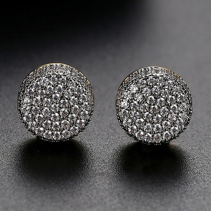 9MM Round Earrings