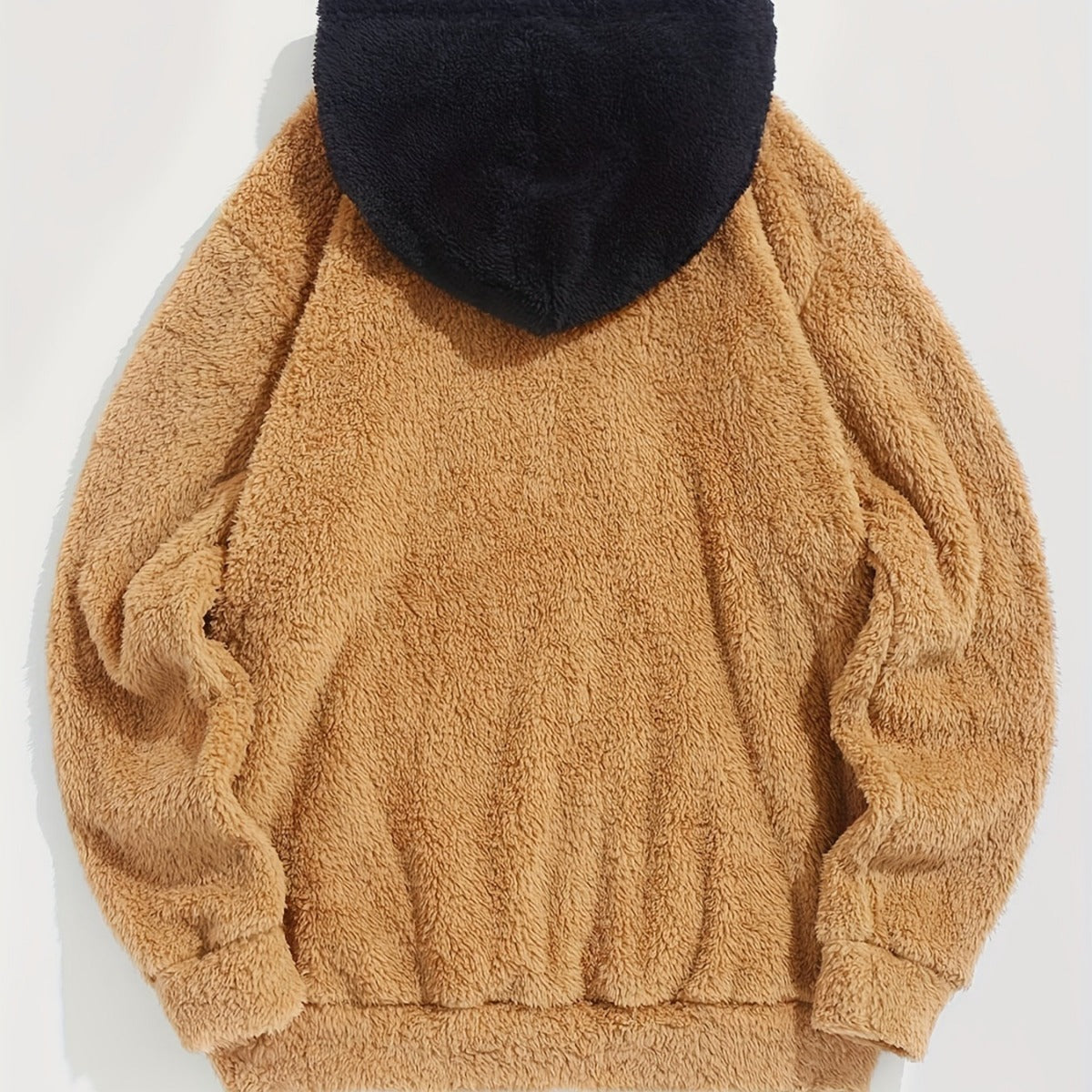 Men's Plush Hooded Sweater