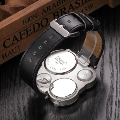 Men's Compass Dual Time Zone Watch