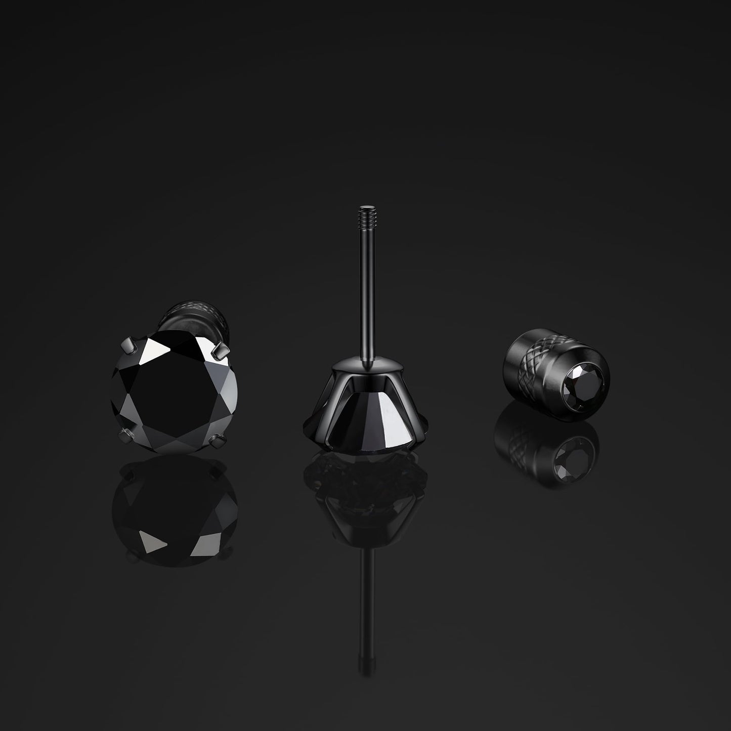 Titanium Screw Back Earrings