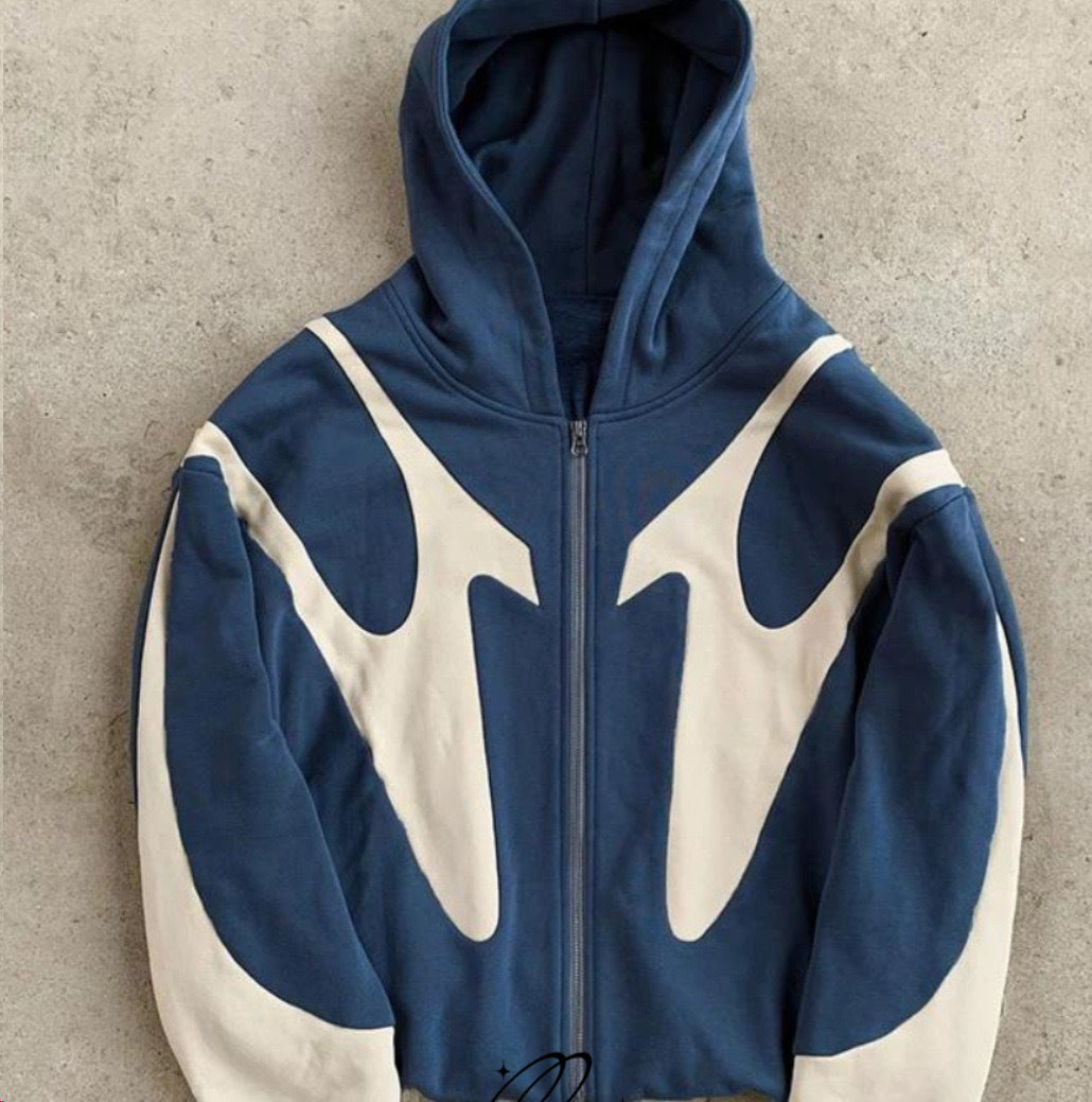 Hooded Cardigan Zipper Sweater