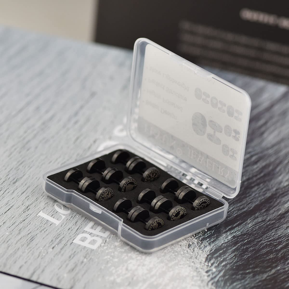 Stainless Steel Viking Gauge Earrings