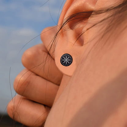 Stainless Steel Viking Gauge Earrings