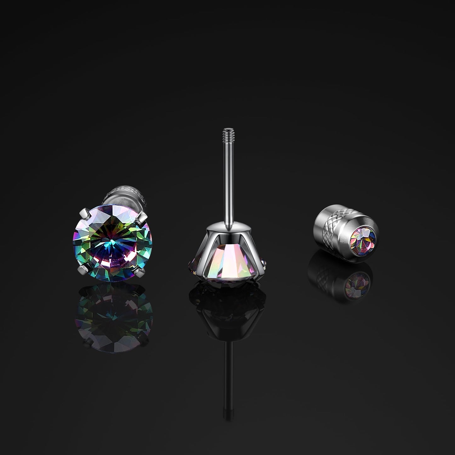 Titanium Screw Back Earrings