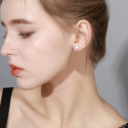 12 Pairs Stainless Steel Stud Earrings