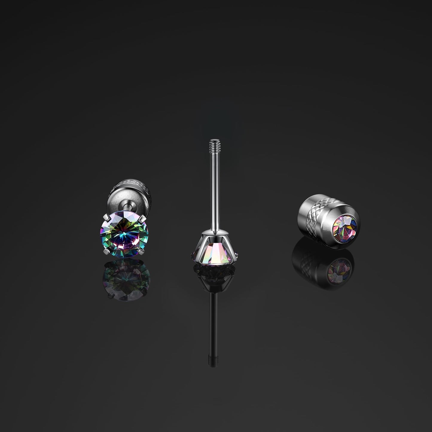 Titanium Screw Back Earrings