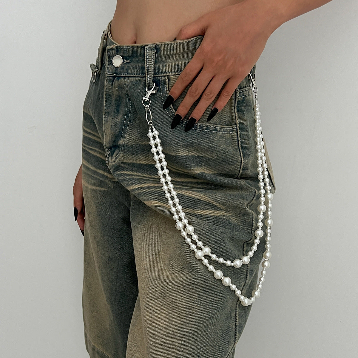 Punk Cross Pant Chain