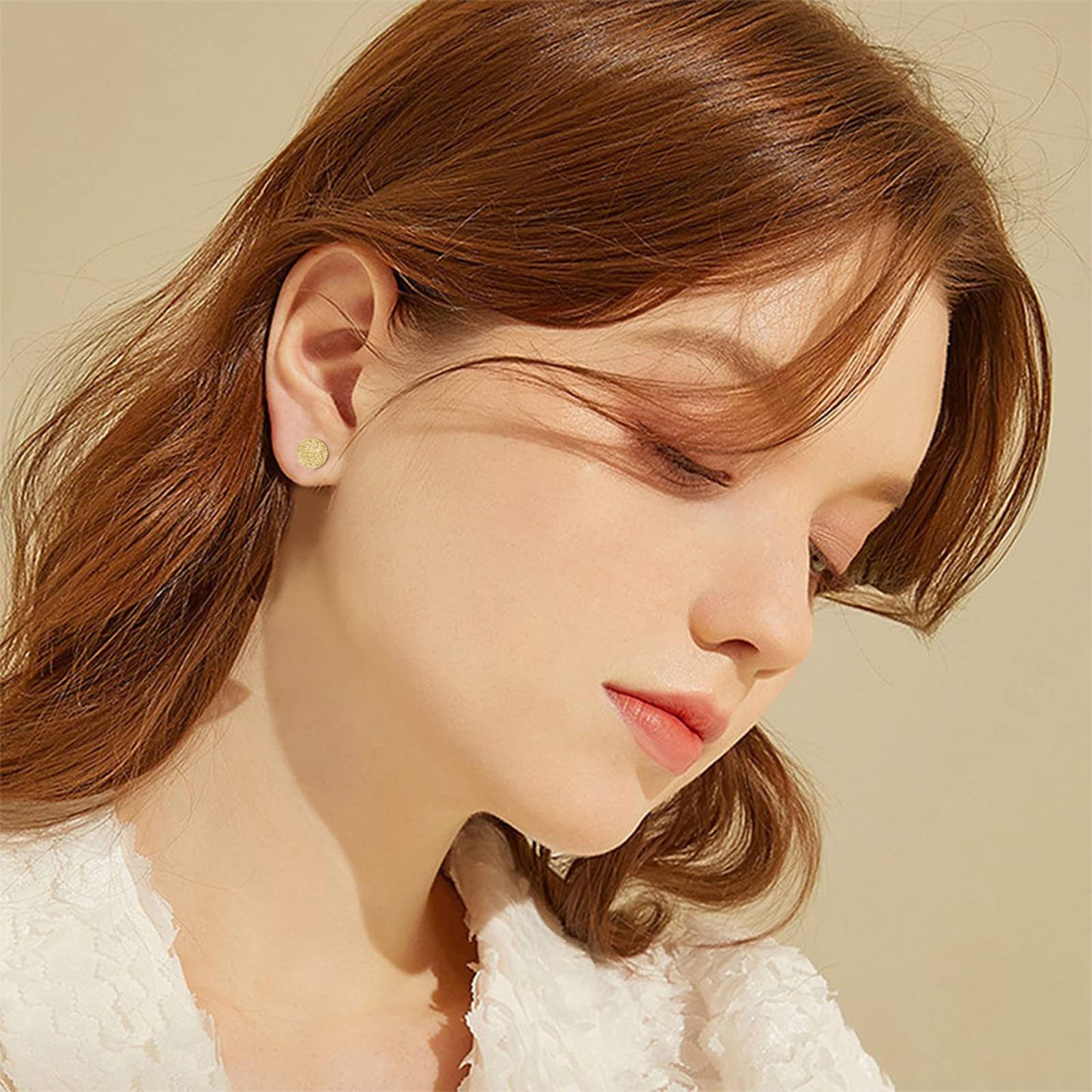 12 Pairs Stainless Steel Stud Earrings