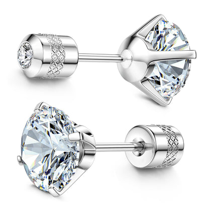 Titanium Screw Back Earrings