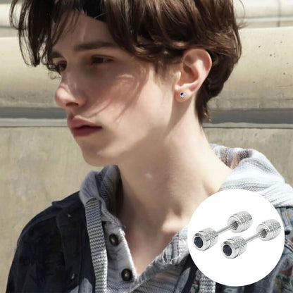 12 Pairs Stainless Steel Stud Earrings