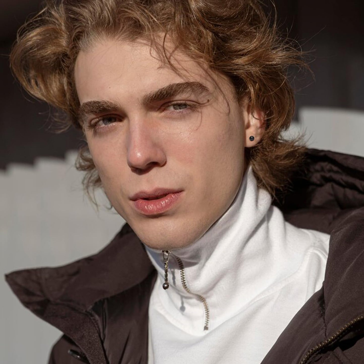 12 Pairs Stainless Steel Stud Earrings