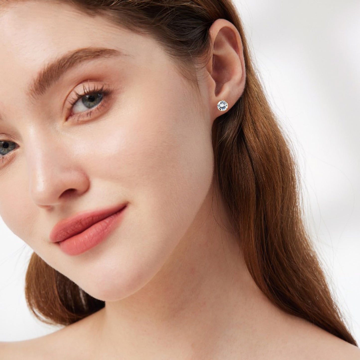 12 Pairs Stainless Steel Stud Earrings