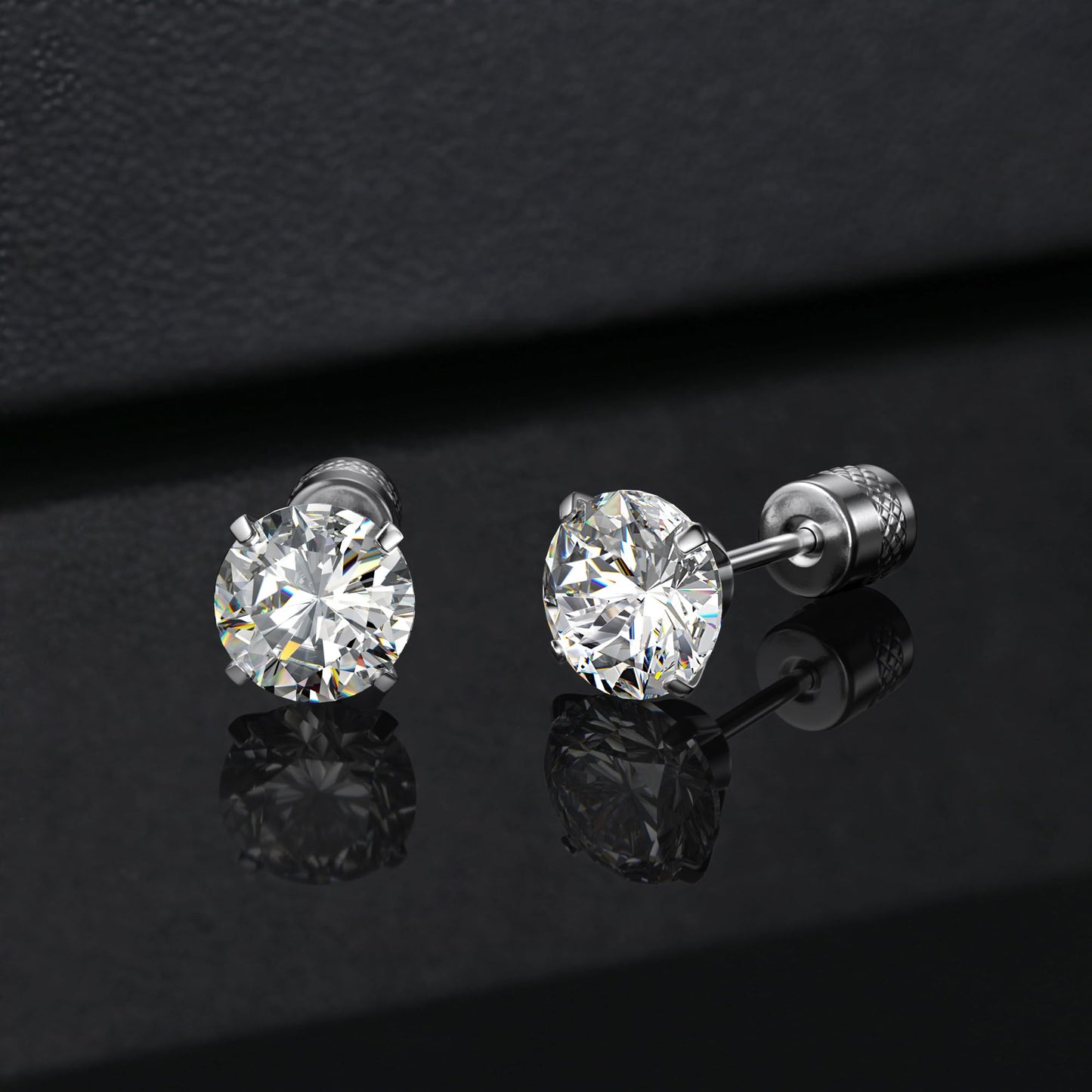 Titanium Screw Back Earrings