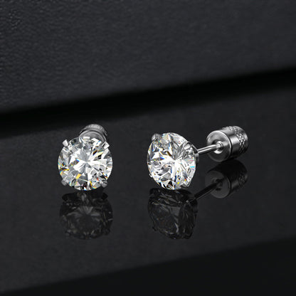 Titanium Screw Back Earrings