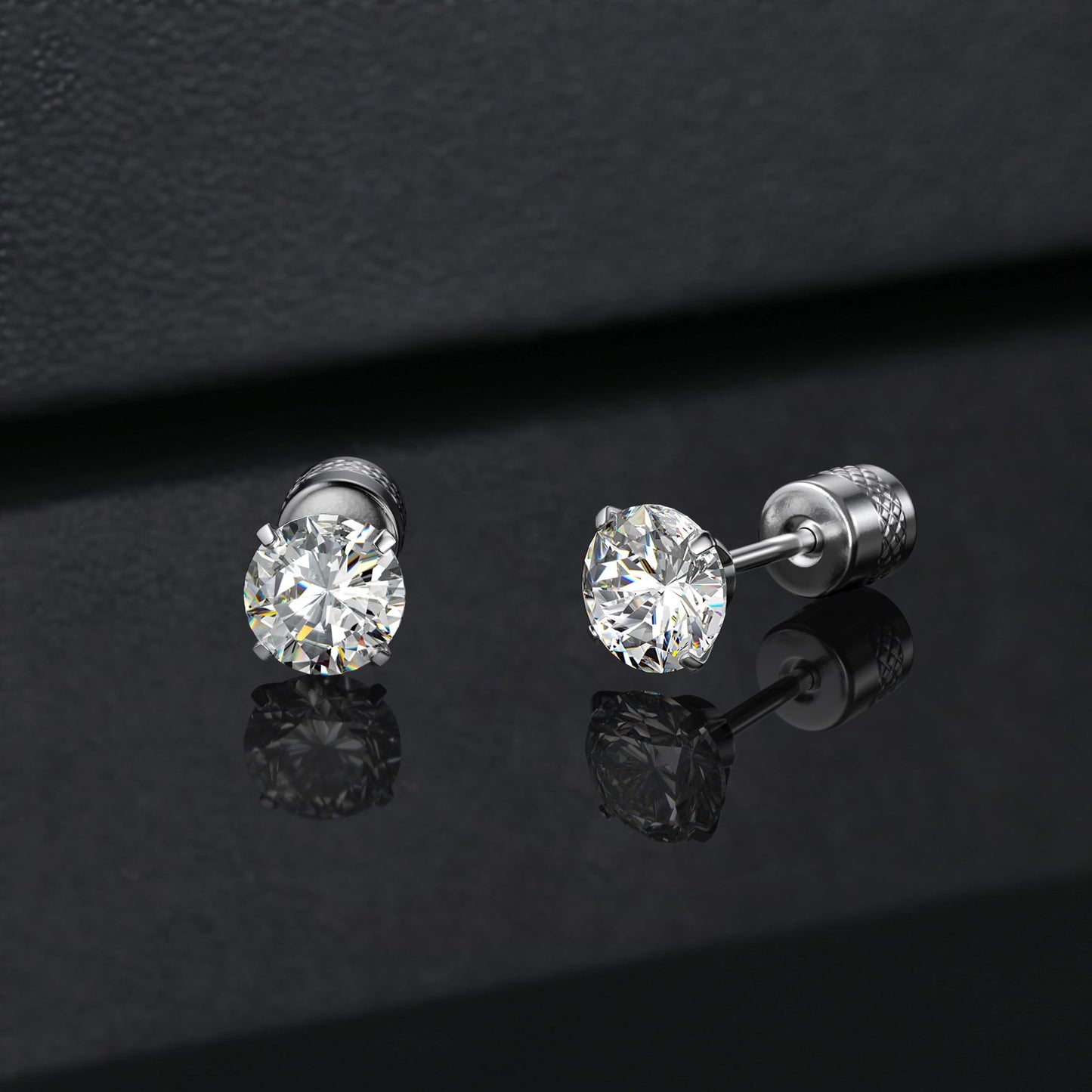 Titanium Screw Back Earrings