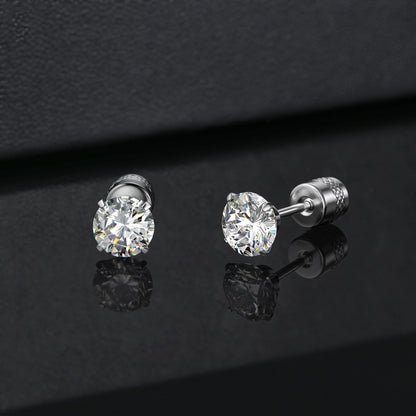 Titanium Screw Back Earrings