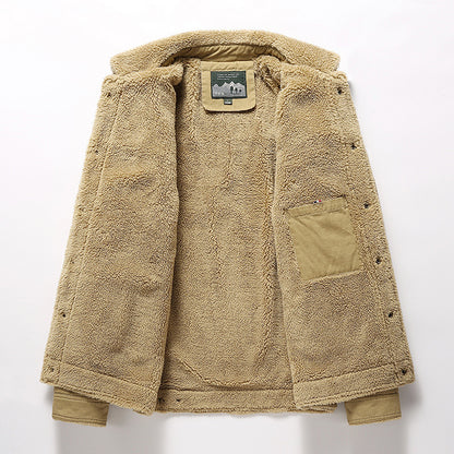 Casual Polo Collar Men's Jacket