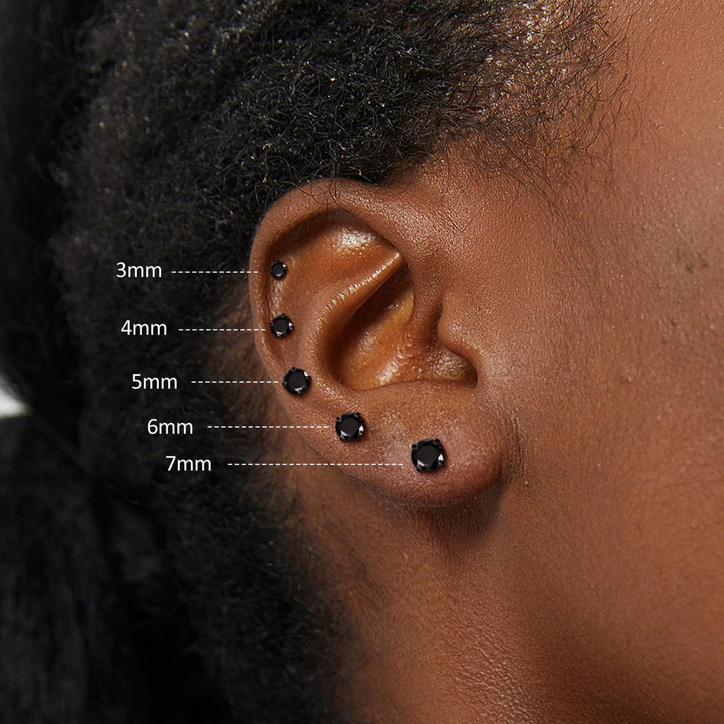 Titanium Screw Back Earrings