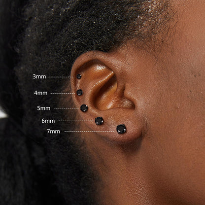 Titanium Screw Back Earrings