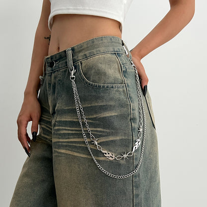 Punk Cross Pant Chain