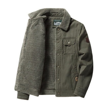 Casual Polo Collar Men's Jacket