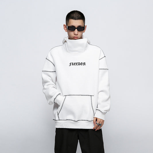 Men's Loose-Fit Hooded Sweater