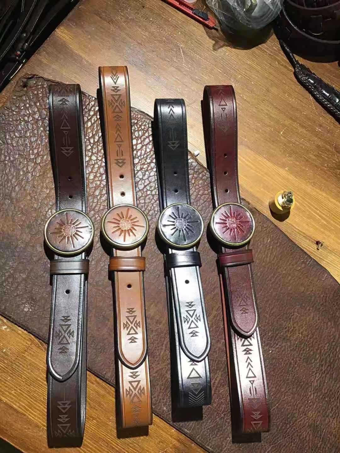 Cowhide Casual Leather Belt