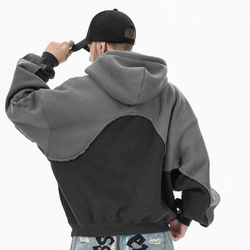 Unisex Velvet Hooded Sweatshirt