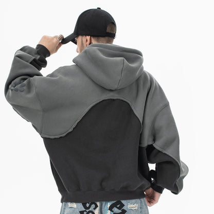 Unisex Velvet Hooded Sweatshirt