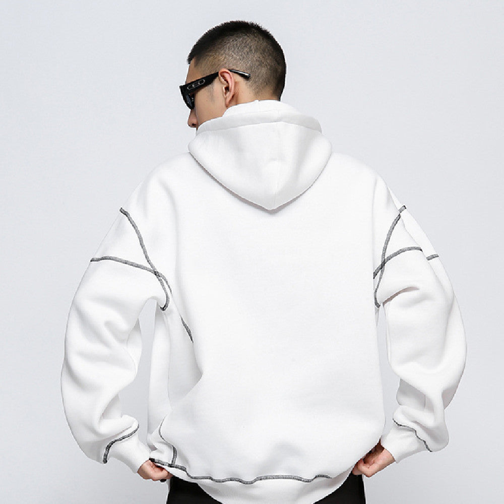 Men's Loose-Fit Hooded Sweater