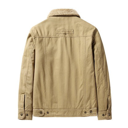 Casual Polo Collar Men's Jacket