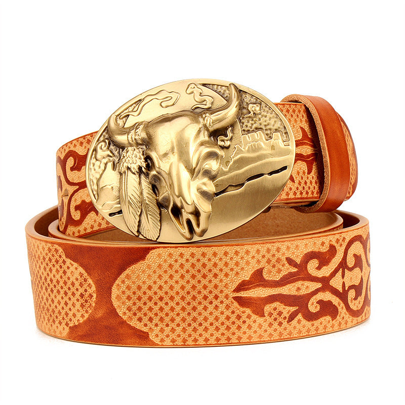 Men's Premium Leather High-Quality Belt