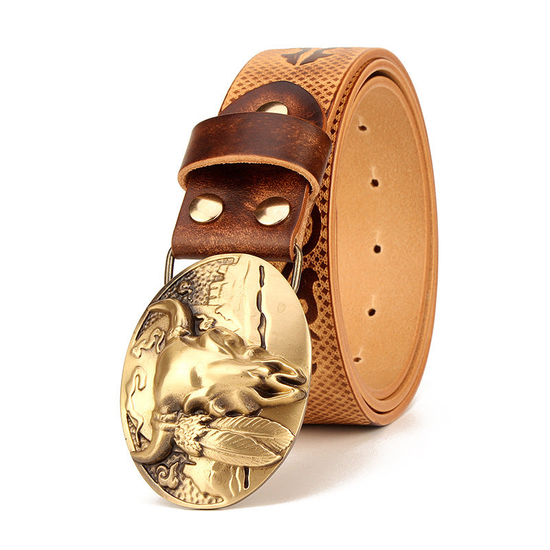 Men's Premium Leather High-Quality Belt