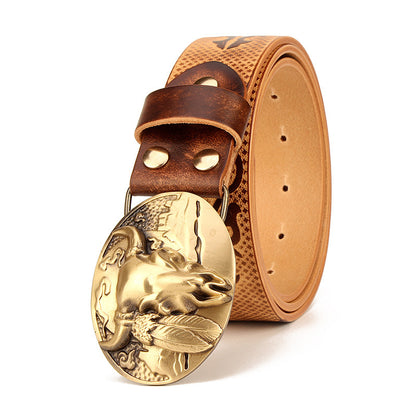 Men's Premium Leather High-Quality Belt